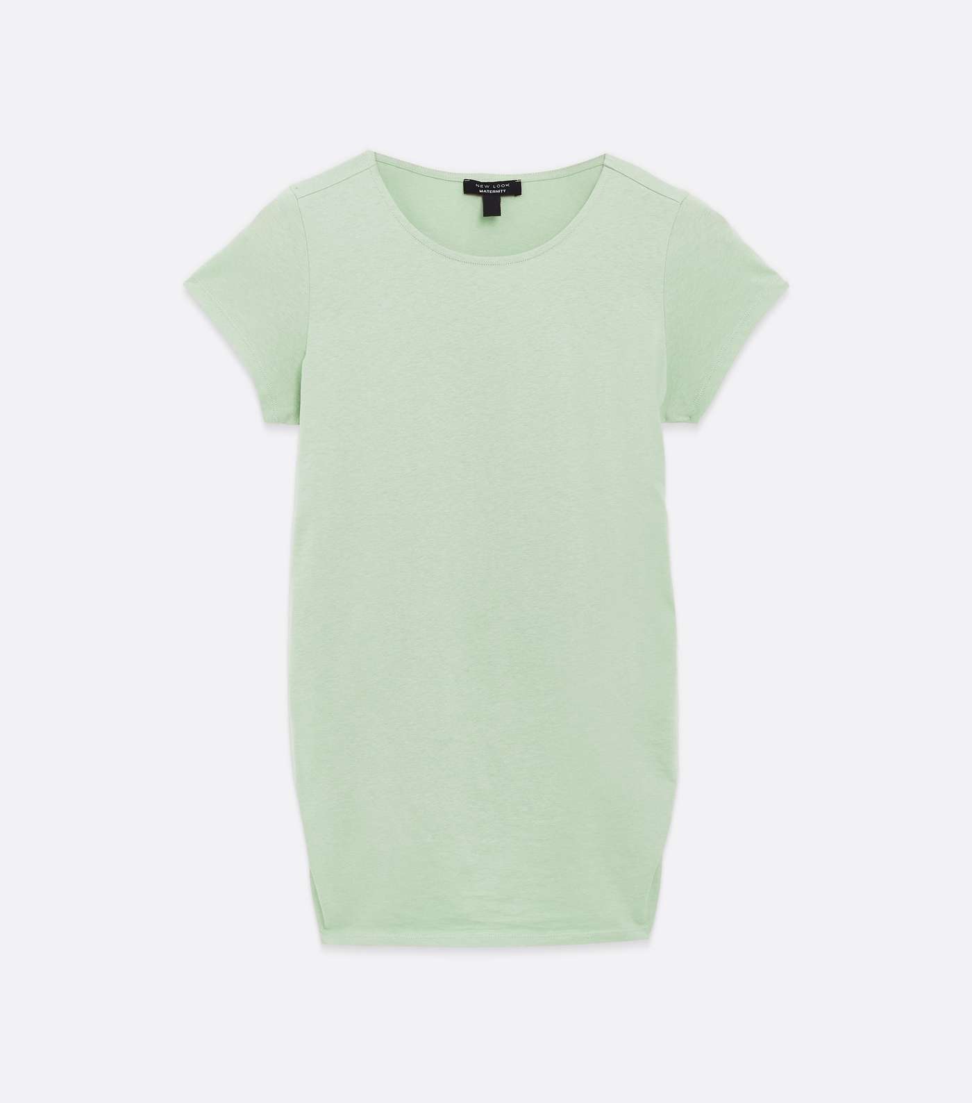 Maternity Light Green Short Sleeve T-Shirt Image 5