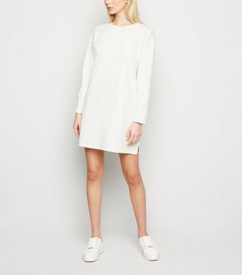 Robe discount sweat blanche