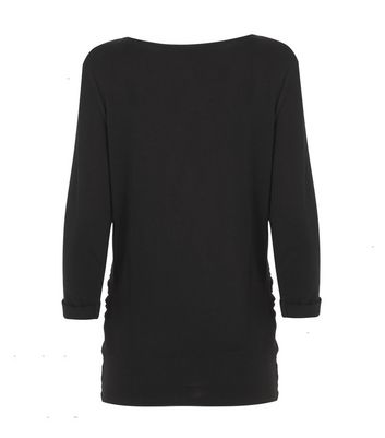 Click to view product details and reviews for Maternity Black Jersey 3 4 Sleeve T Shirt New Look.
