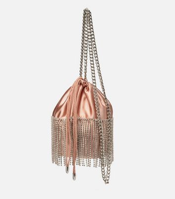 Rose gold handbag online new look