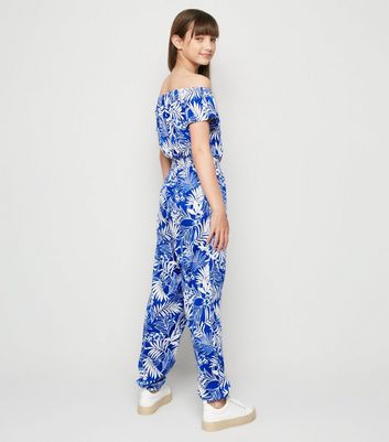 girls blue jumpsuit