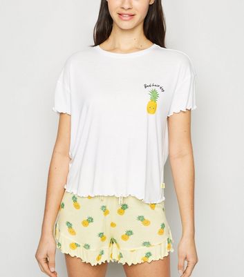 pineapple pajama shorts