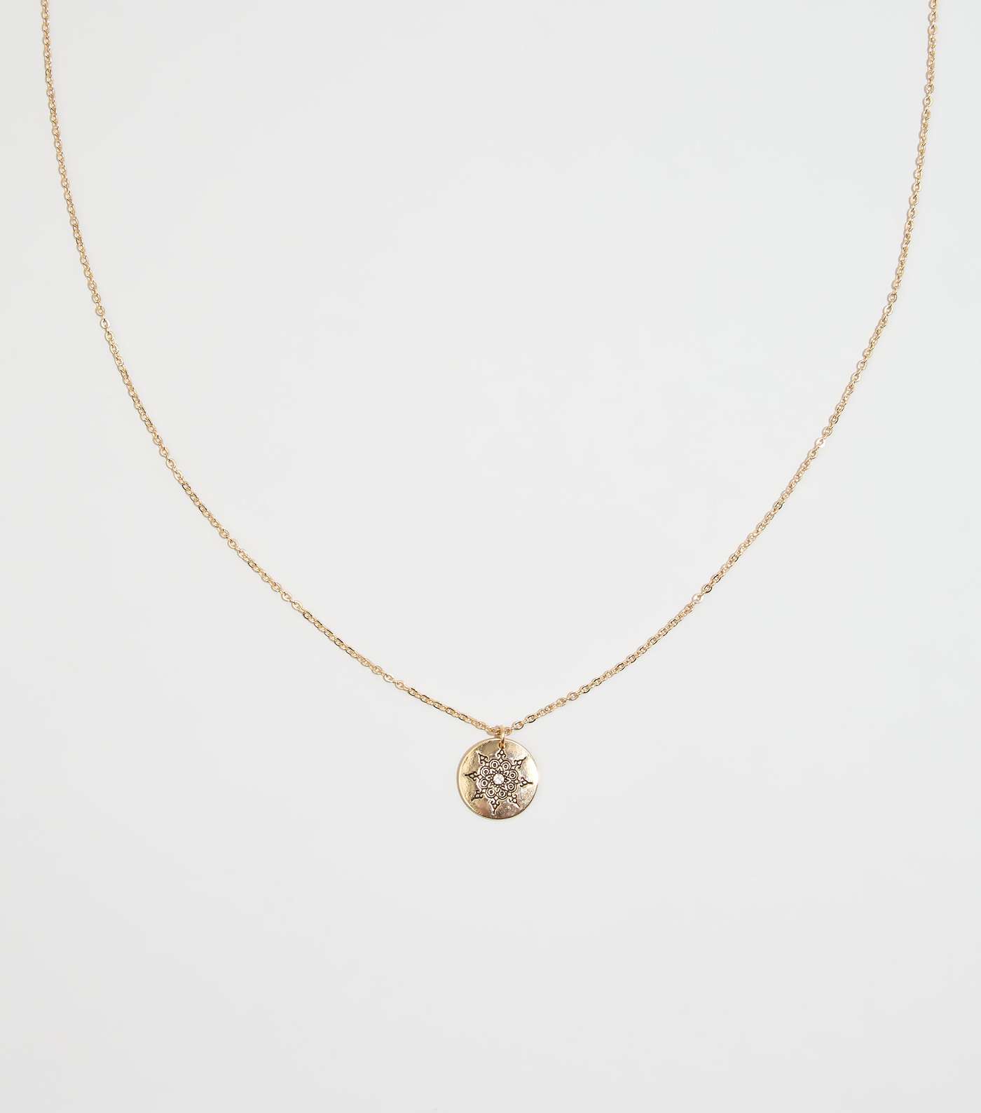 Gold Hand Pendant Necklace