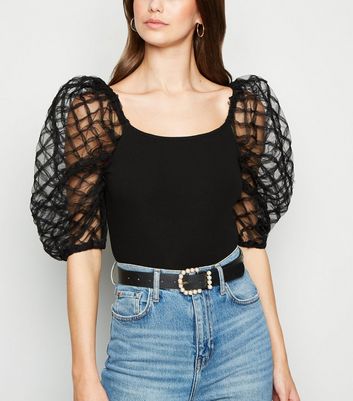 mesh tops new look