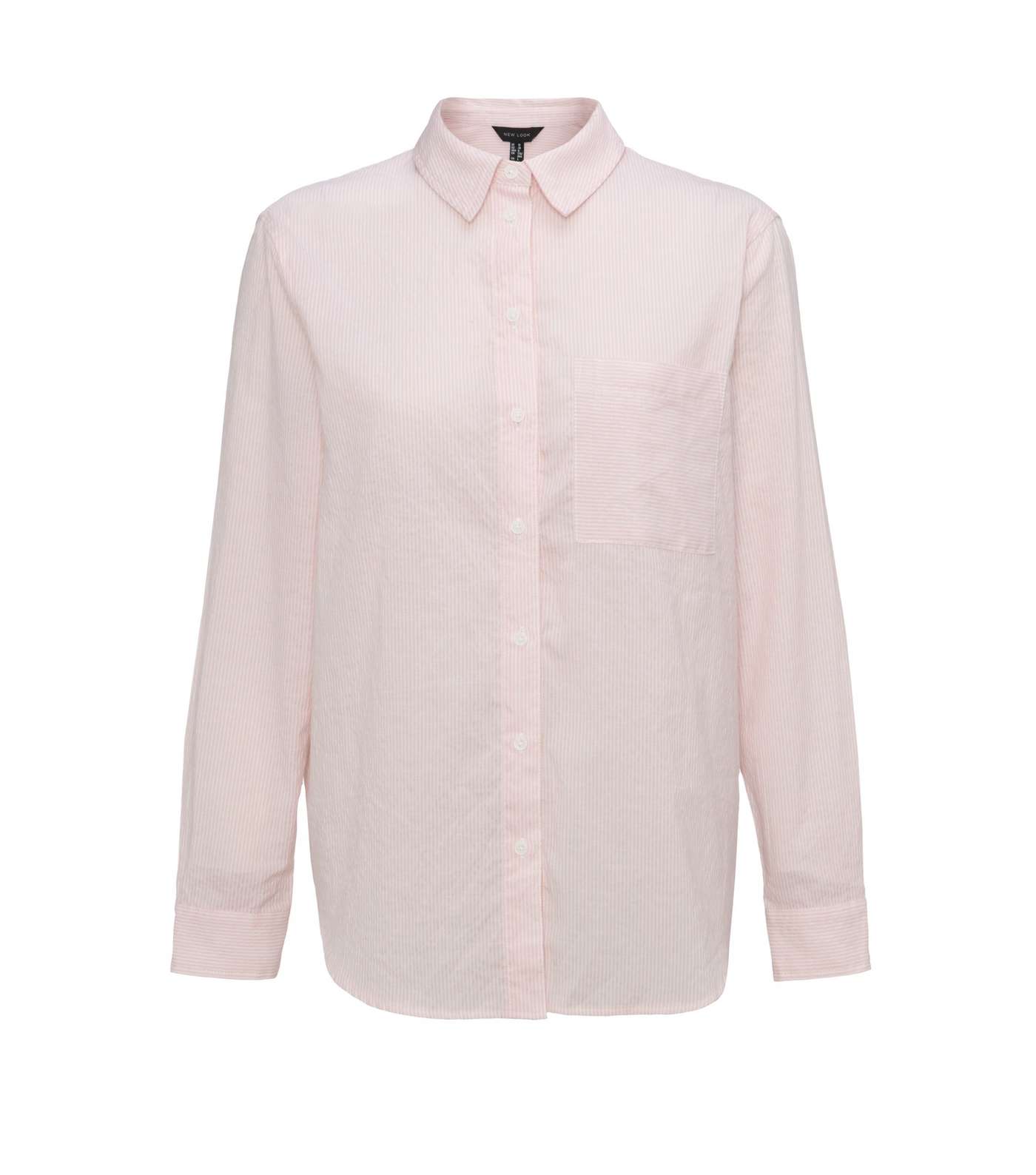 Pink Stripe Long Sleeve Shirt 
