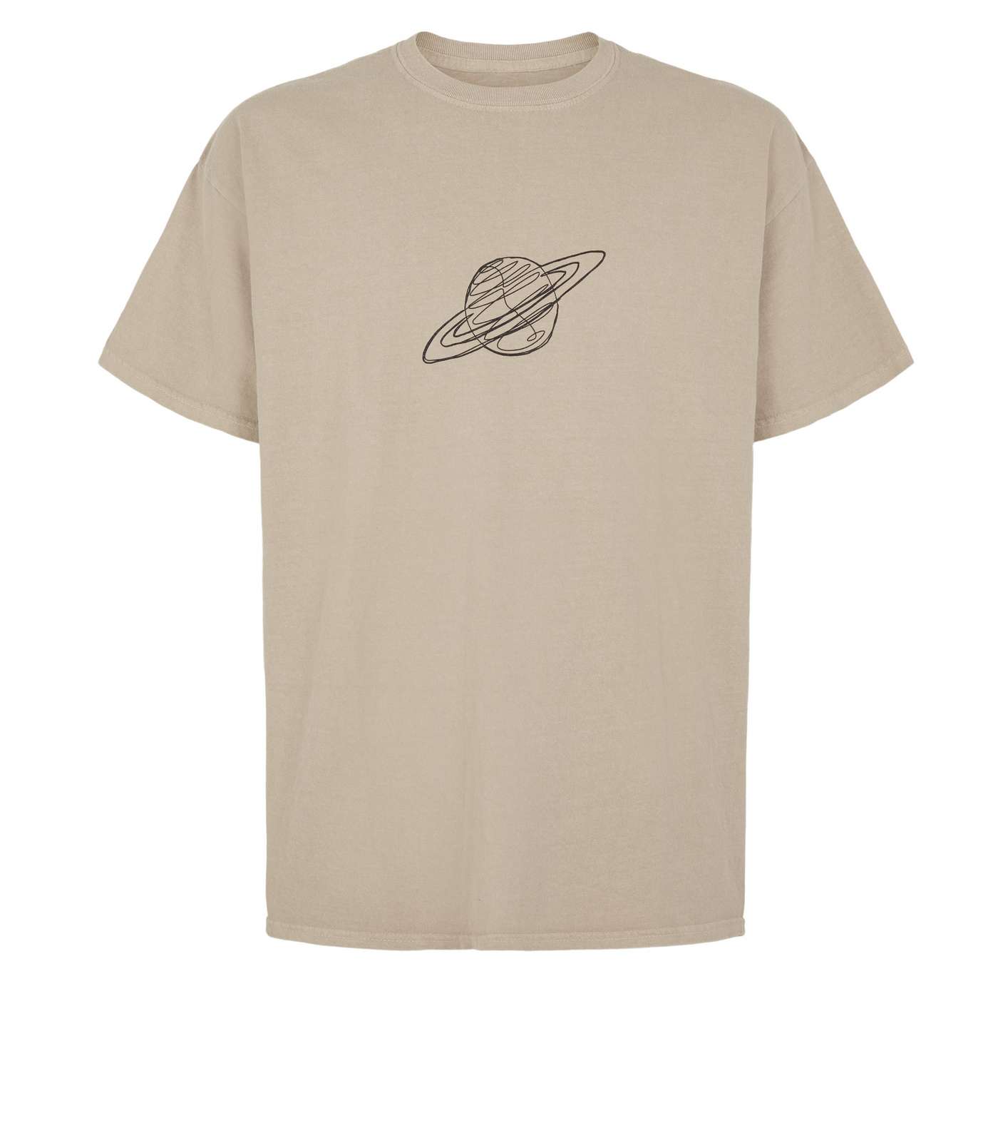 Stone Saturn Sketch T-Shirt Image 4