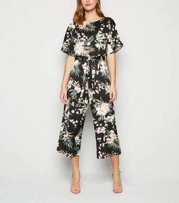 ax paris tropical print jumpsuit