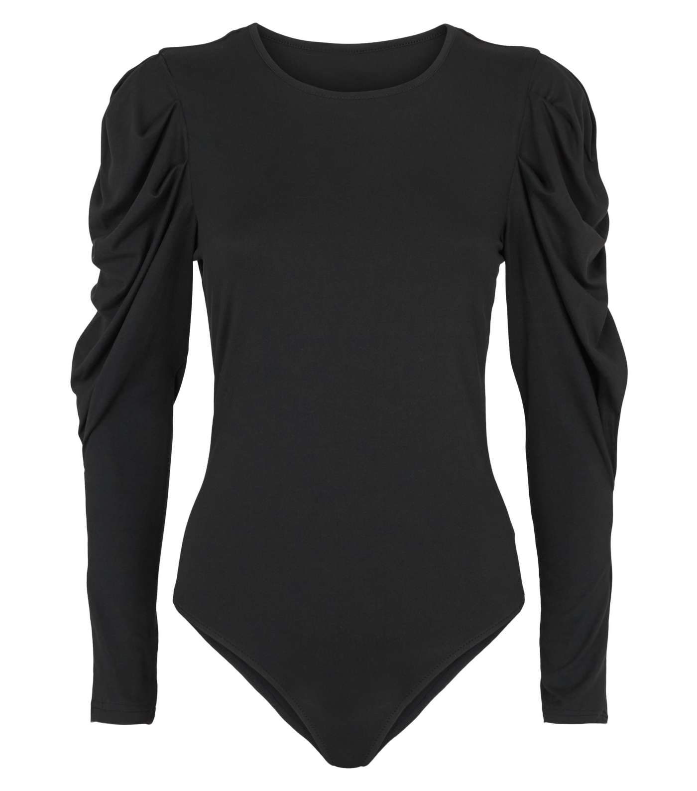 AX Paris Black Puff Sleeve Bodysuit Image 4