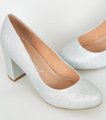escarpin argente new look