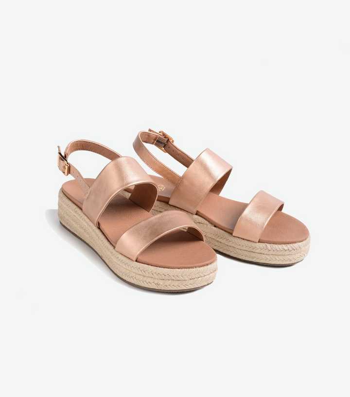 rose gold softmoc womens sandals