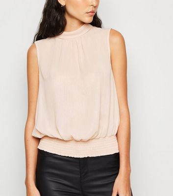 pale pink sequin top