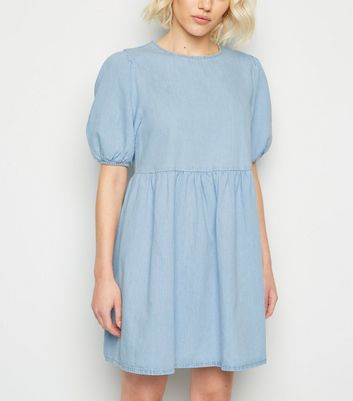 new look petite denim dress