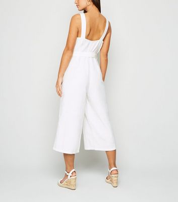 new look white jumpsuit