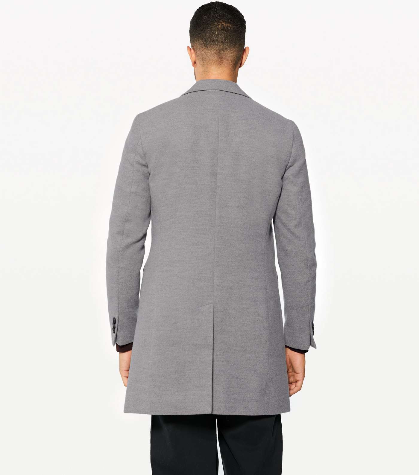 Grey Long Coat Image 4