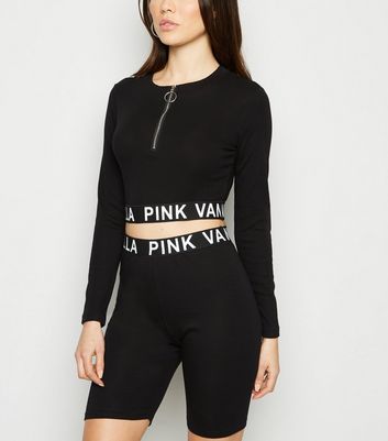 pink brand biker shorts