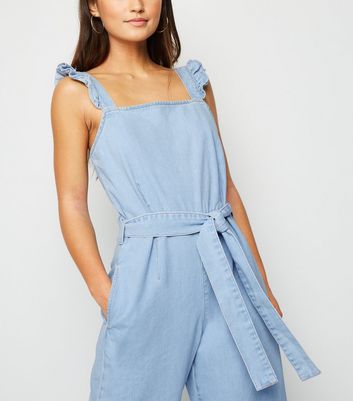 Petite blue jumpsuit Clearance