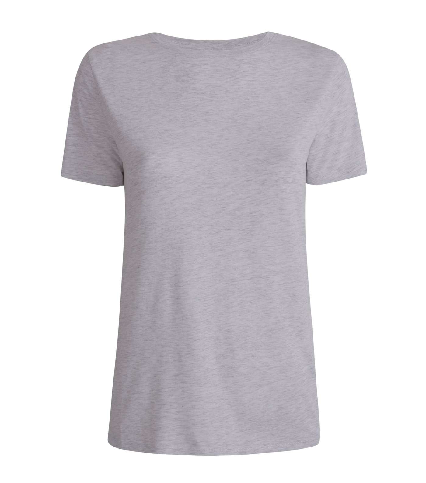 Pale Grey Short Sleeve Crew T-Shirt