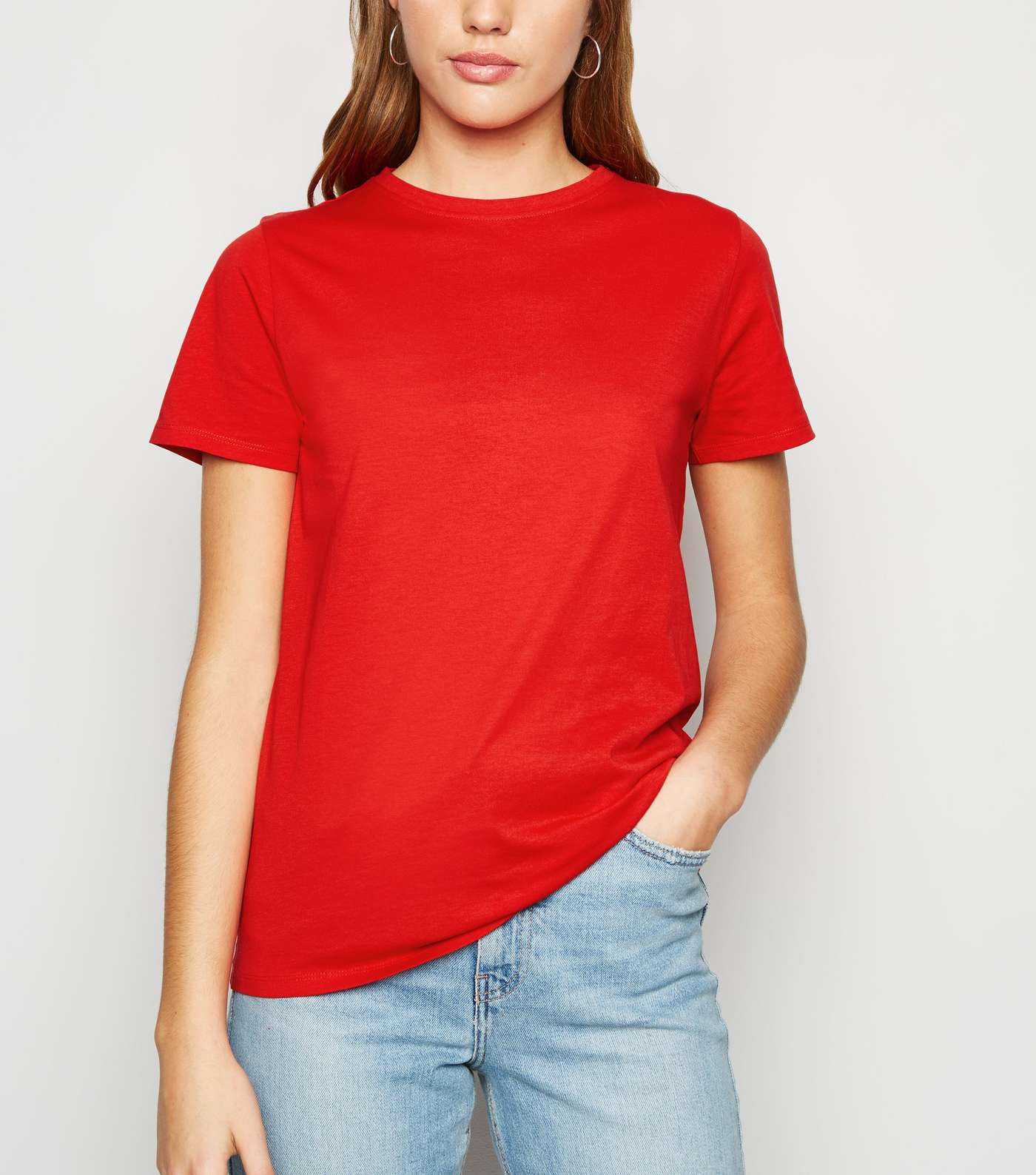Red Short Sleeve Crew T-Shirt