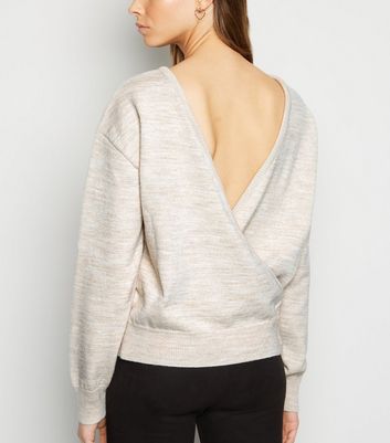 wrap back jumper