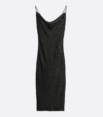 new look black slip dress