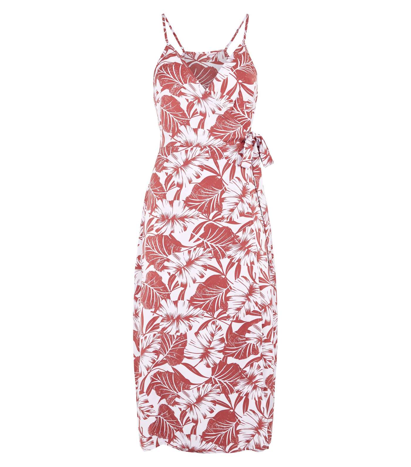 Urban Bliss Lilac Tropical Print Midi Dress Image 4