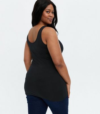 Black vest shop top womens