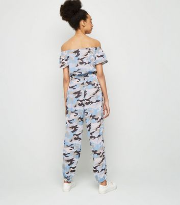 girls blue jumpsuit