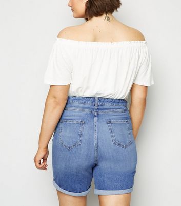 denim shorts for curves