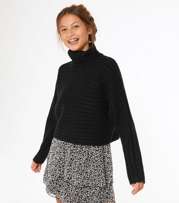 baby girl roll neck jumper