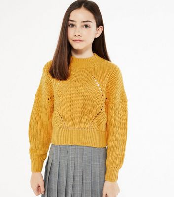 mustard knitwear