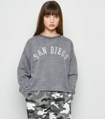 New look outlet slogan sweatshirt