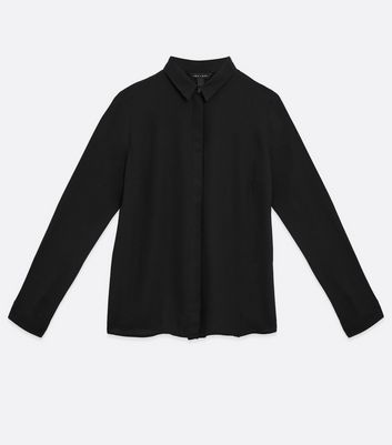 Black Long Sleeve Button Up Shirt