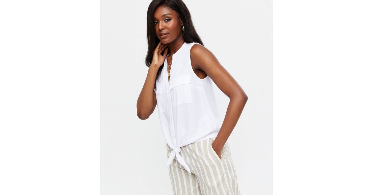 new look sleeveless t shirt