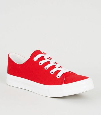 girls canvas trainers