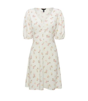 new look white floral dress