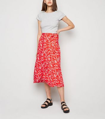 new look daisy midi skirt