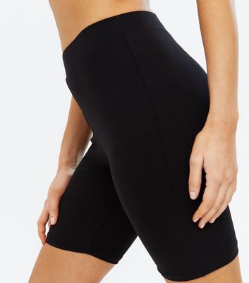 new look black cycling shorts