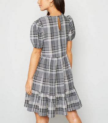 new look crinkle smock dress