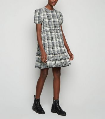 new look crinkle smock dress