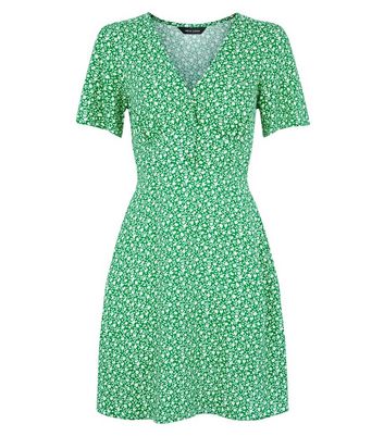 New look shop green tea dress