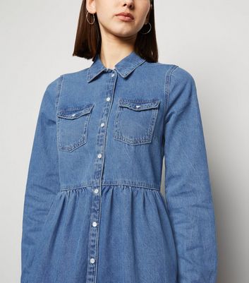 new look ladies denim dresses