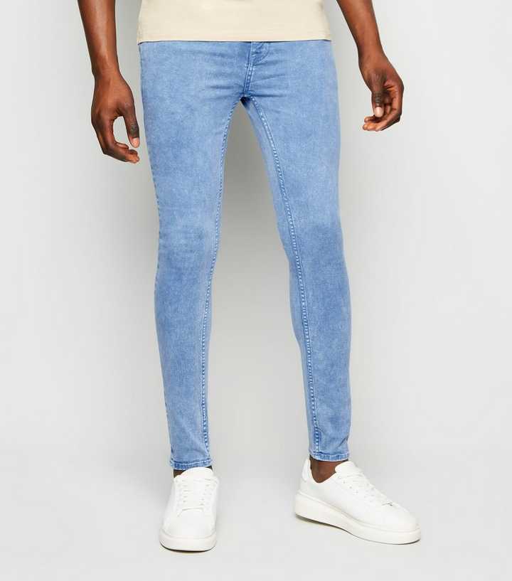 Bright Light Wash Skinny Stretch Jeans | Look