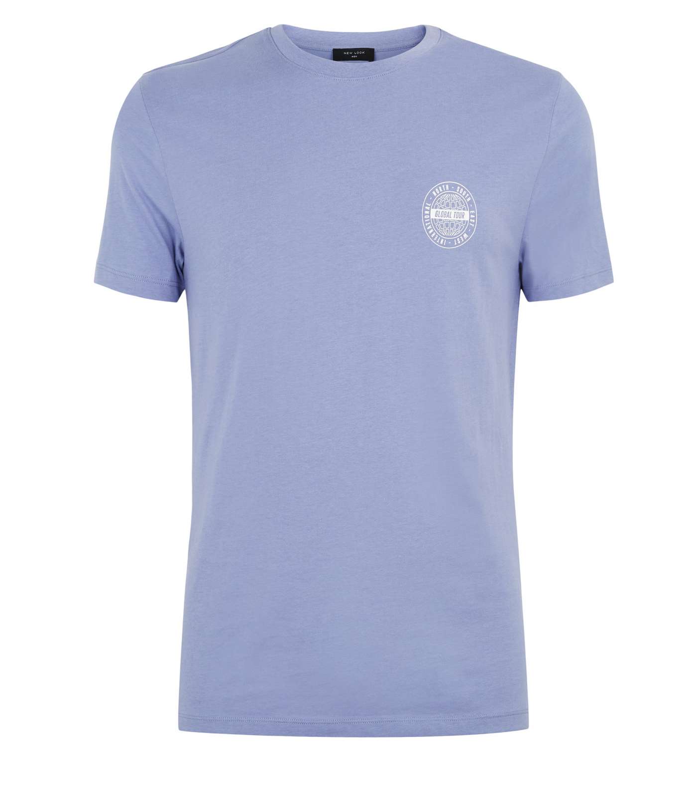 Lilac Global Tour Slogan Muscle Fit T-Shirt Image 4