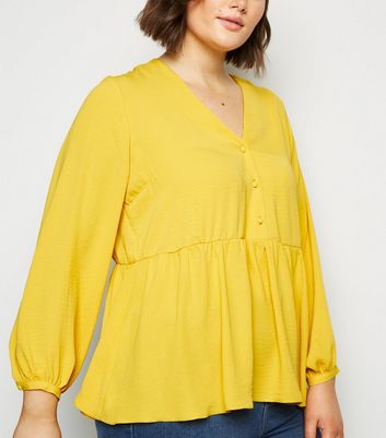 yellow blouse new look