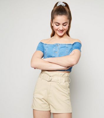 belted high waisted shorts