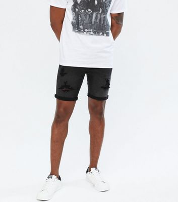 new look mens denim shorts