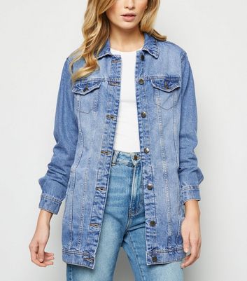 ladies longline denim jacket