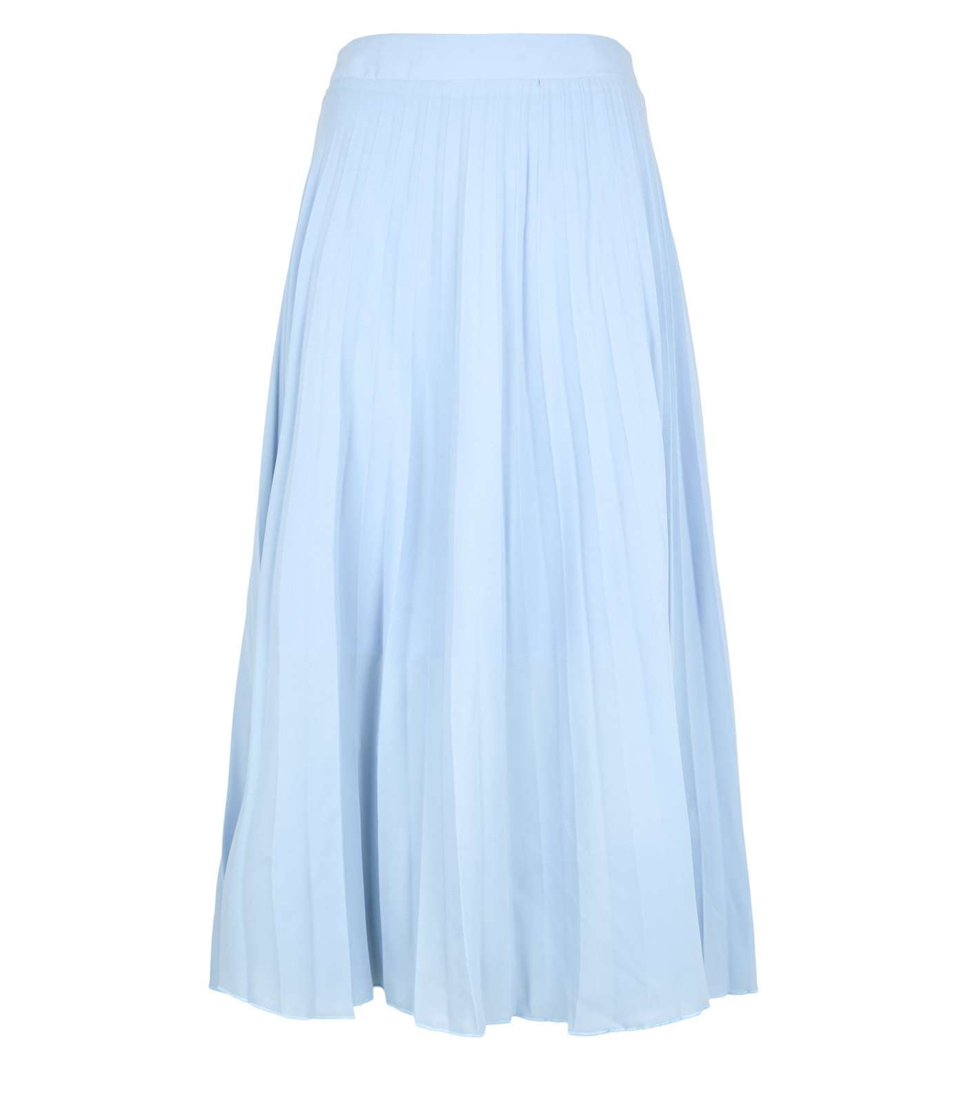 Cameo Rose Pale Blue Pleated Midi Skirt  Image 4