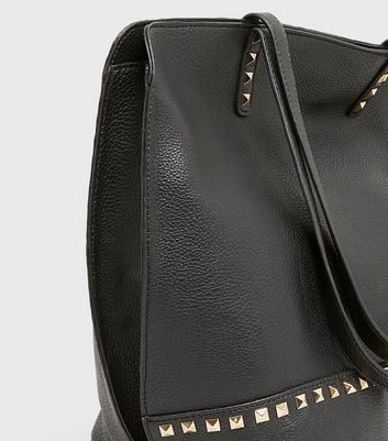 new look black tote bolsa