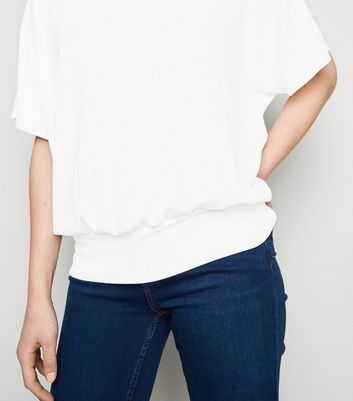 white batwing top